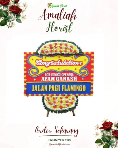 Bunga Papan Congratulation di Mandiraja Kulon